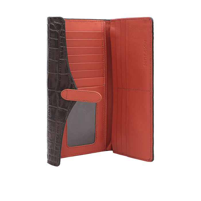 Ee Harper W1  Brown Leather Trifold Wallet