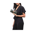 Ee Harper W2  Green Leather Bi-Fold Wallet