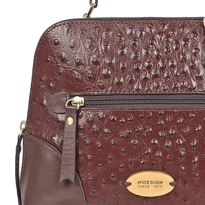 Ee Heidi Brown Leather Shoulder Bag