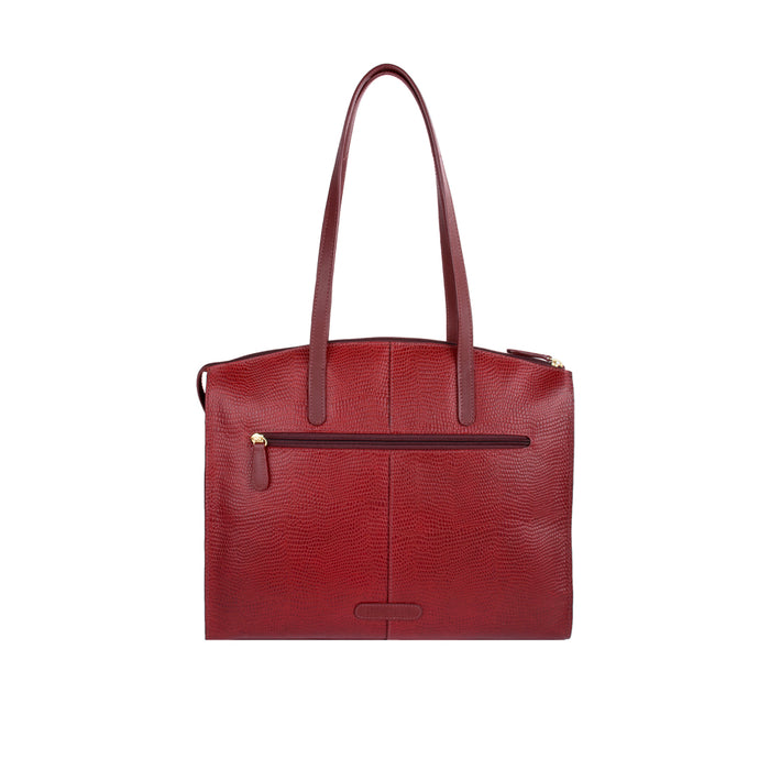 Ee Hong Kong 01 Marsala Leather Tote Bag