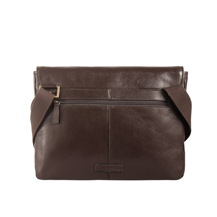 Ee Jaguar 03 Brown Leather  Messenger Bag