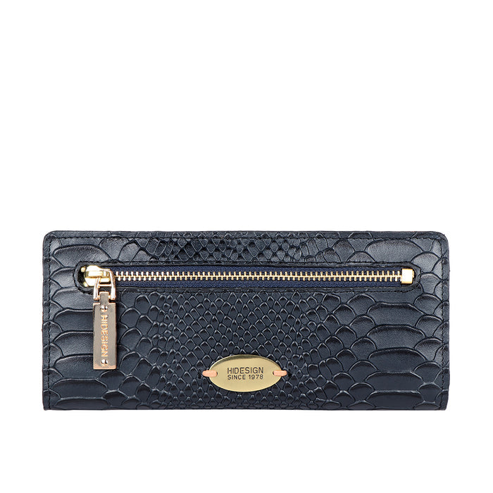 Ee Jupiter W1-M Blue Leather Bi-Fold Wallet