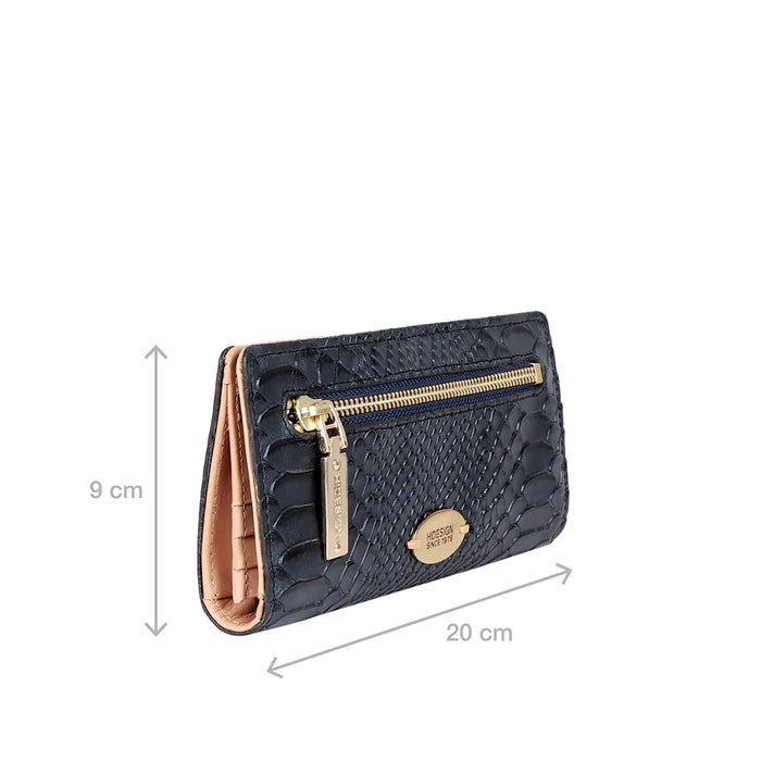 Ee Jupiter W1-M Blue Leather Bi-Fold Wallet