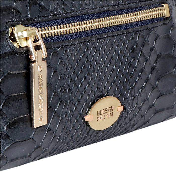 Ee Jupiter W1-M Blue Leather Bi-Fold Wallet