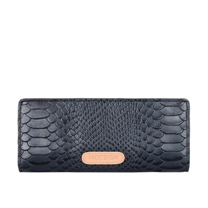 Ee Jupiter W1-M Blue Leather Bi-Fold Wallet