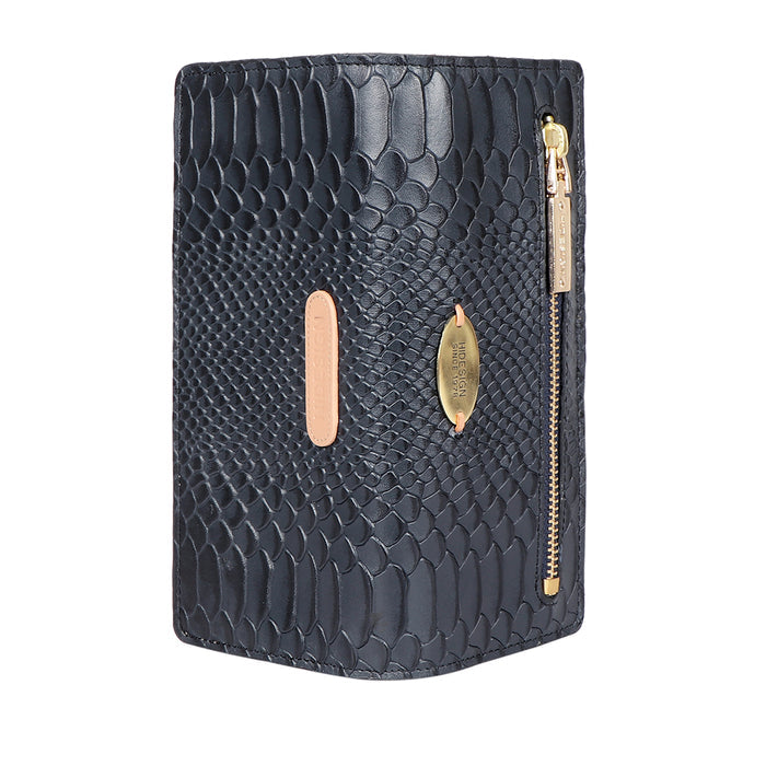 Ee Jupiter W1-M Blue Leather Bi-Fold Wallet