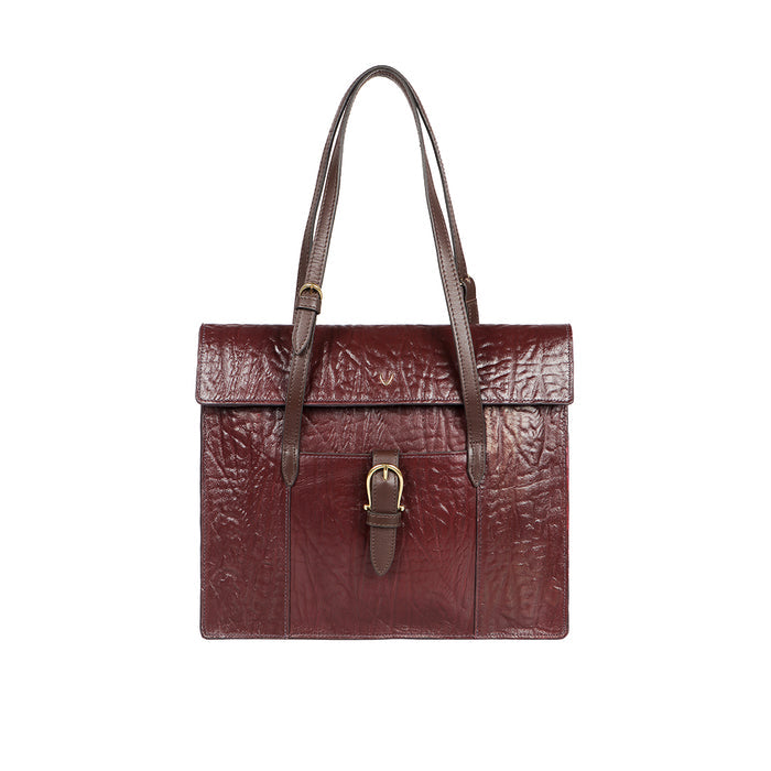 Ee Kathryn 02 Violet Leather Laptop Bag