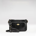 Ee Katniss 01 Black Leather Sling Bag