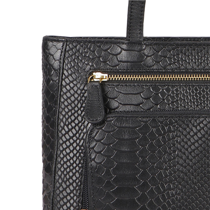 Ee Katniss 02 Black Leather Shoulder Bag
