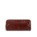 Ee Katniss W1-M Red Leather Zip Around Wallet