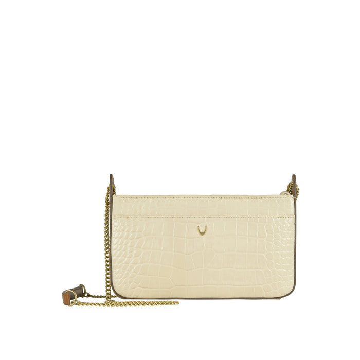 Ee Keira 04-M White Leather Sling Bag