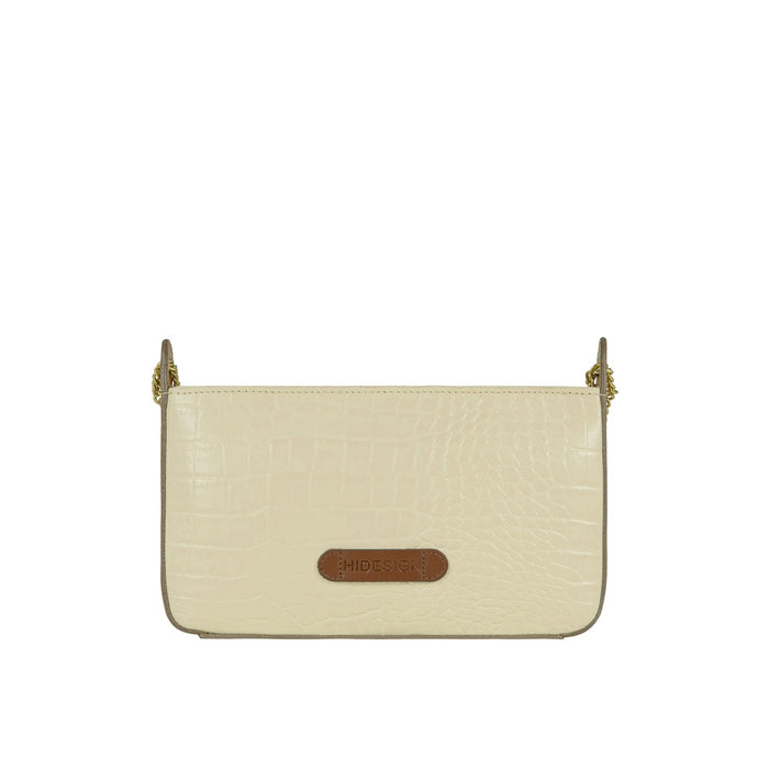 Ee Keira 04-M White Leather Sling Bag
