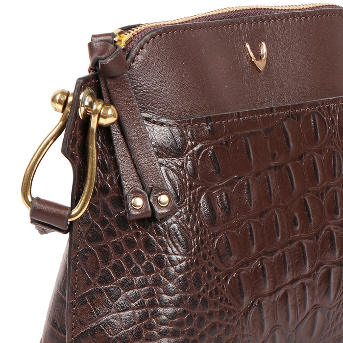 Ee Kelly 02 Brown Leather Sling Bag