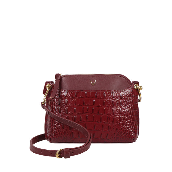 Ee Kelly 02 Red Leather Sling Bag