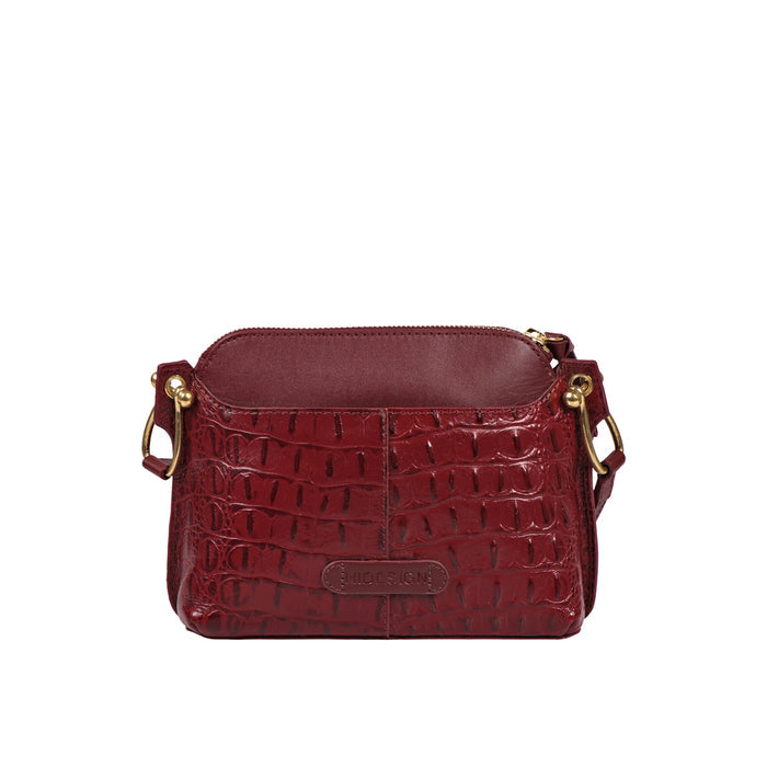 Ee Kelly 02 Red Leather Sling Bag
