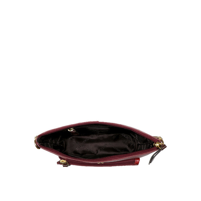 Ee Kuhulu 03 Marsala Leather Sling Bag