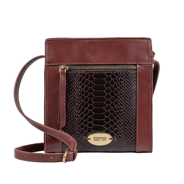 Ee Libra 03 Red Leather Sling Bag