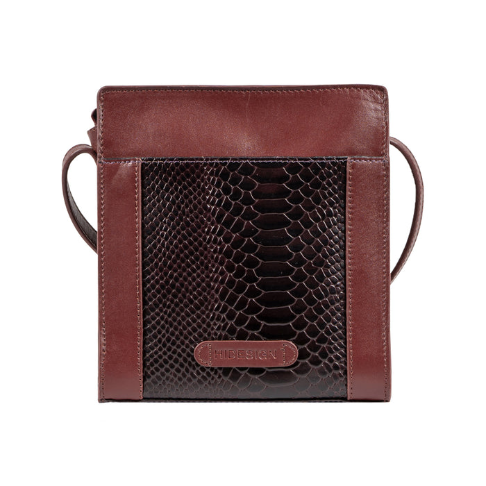 Ee Libra 03 Red Leather Sling Bag