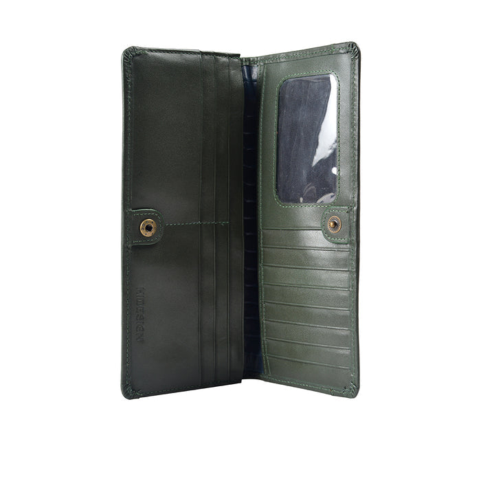 Ee Libra W1  Blue Leather Bi-Fold Wallet