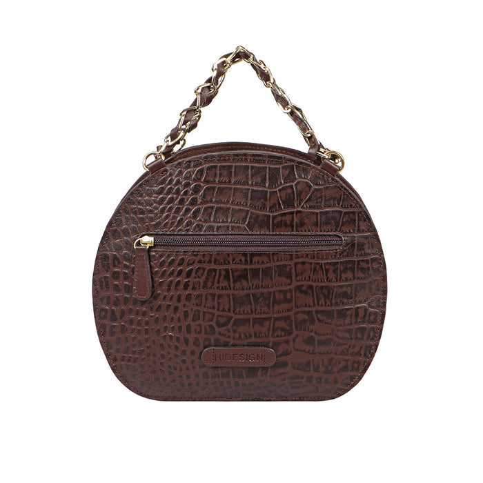 Ee Lilac 03 Brown Leather Satchel