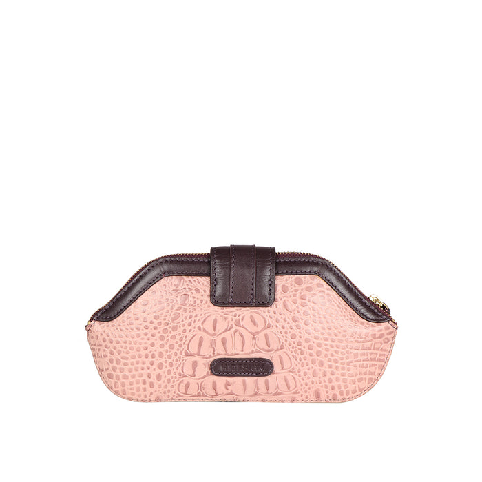 Ee Liya W1-M Pink Leather Clutch Wallet