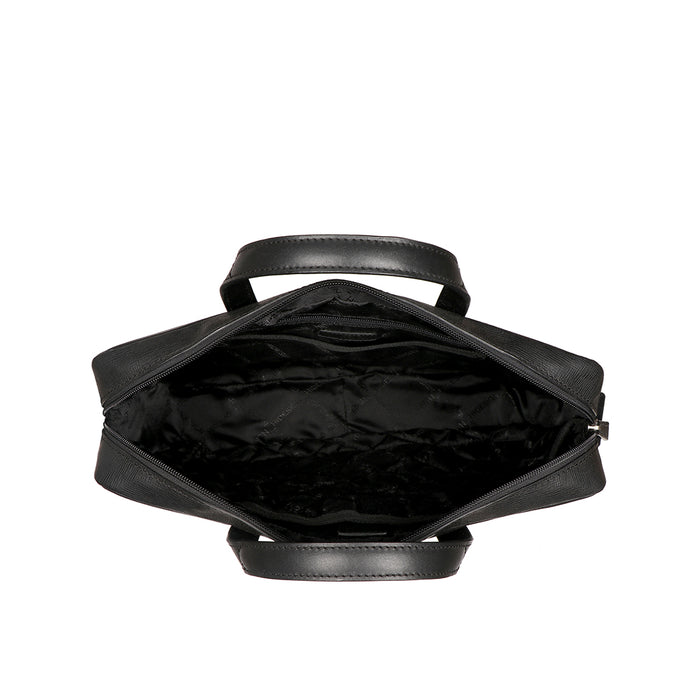 Ee Luka 01 Black Leather  Briefcase