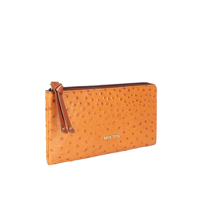 Ee Mackenziew1-M Tan Leather Zip Around Wallet