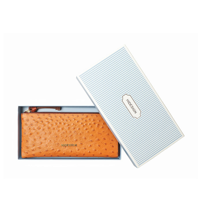 Ee Mackenziew1-M Tan Leather Zip Around Wallet