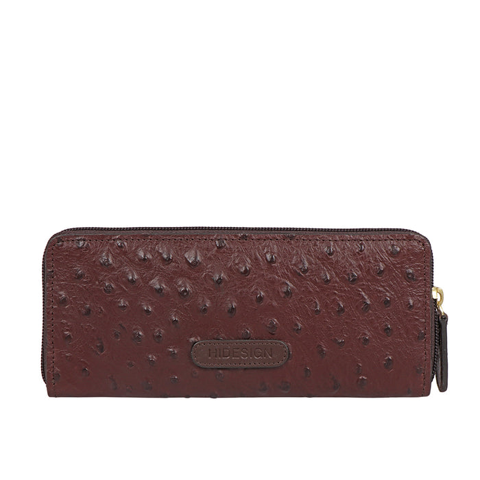 Ee Mackenziew2-M Brown Leather Zip Around Wallet