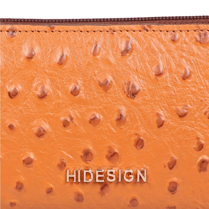 Ee Mackenziew2-M Tan Leather Zip Around Wallet