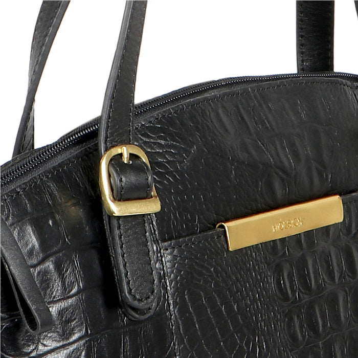 Ee Maple 03 Black Leather Shoulder Bag
