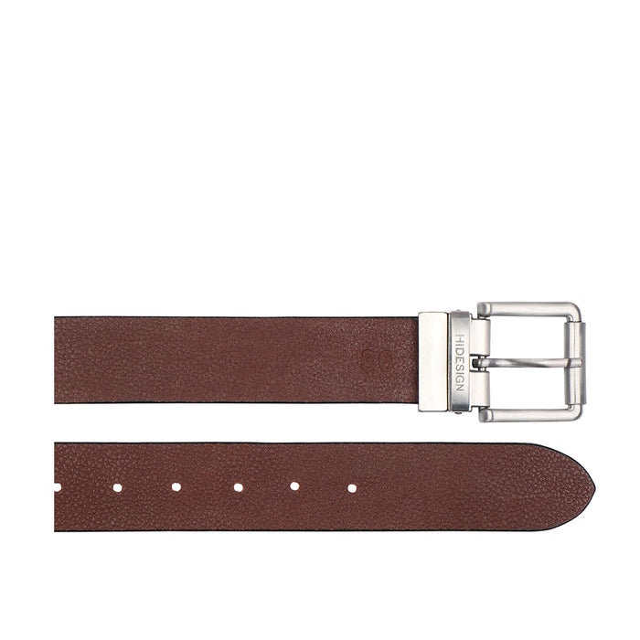 Ee Mateo Men's Black Reversible Leather Belt