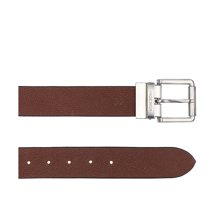 Ee Mateo Men's Black Reversible Leather Belt