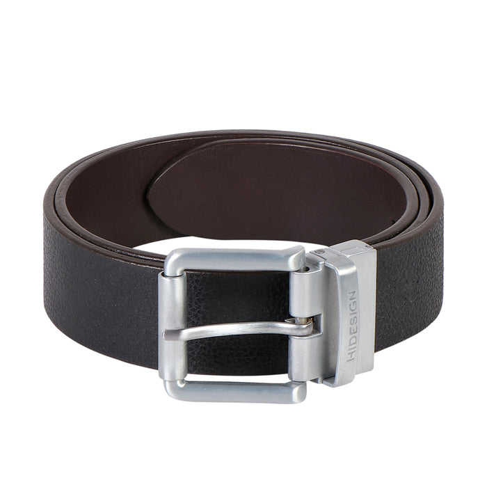 Ee Mateo Men's Brown Reversible Leather Belt