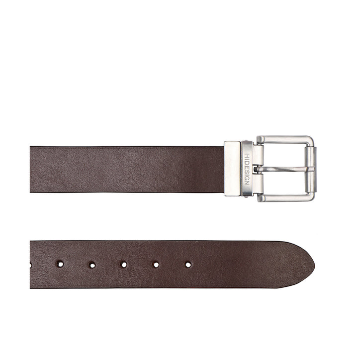 Ee Mateo Men's Brown Reversible Leather Belt