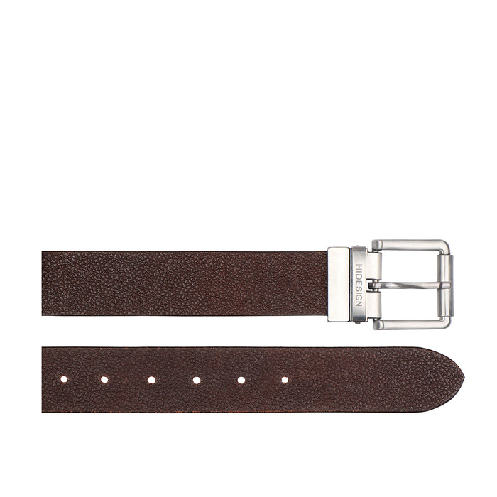 Ee Mateo Men's Tan Reversible Leather Belt