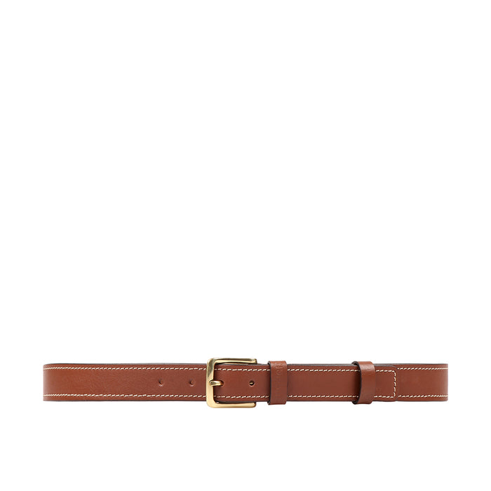 Ee Metis Men's Tan Non Reversible Leather Belt