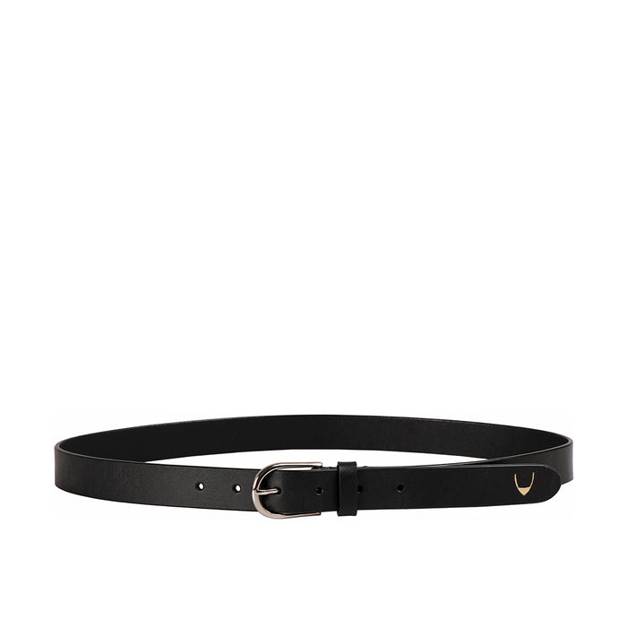 Ee Monica Women's Black Non Reversible Leather Belt