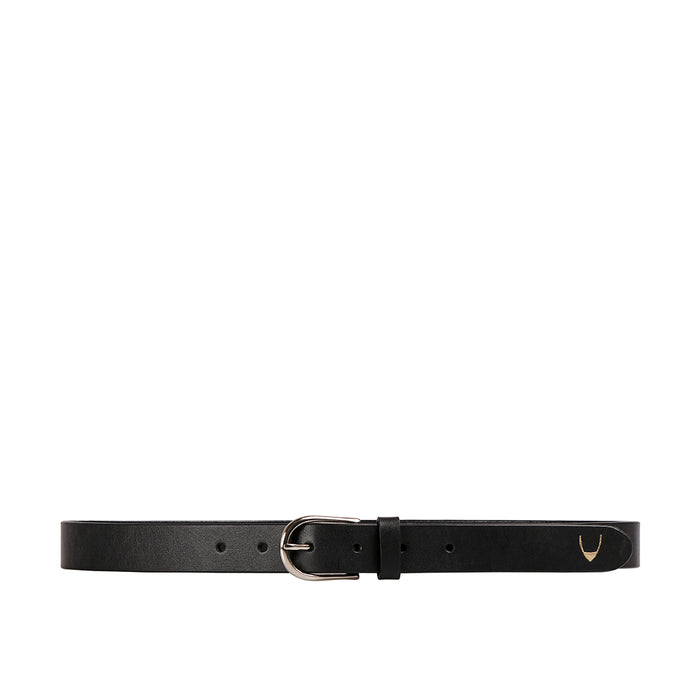 Ee Monica Women's Black Non Reversible Leather Belt