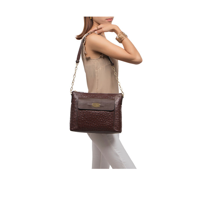 Ee Morocco 01 Brown Leather Shoulder Bag