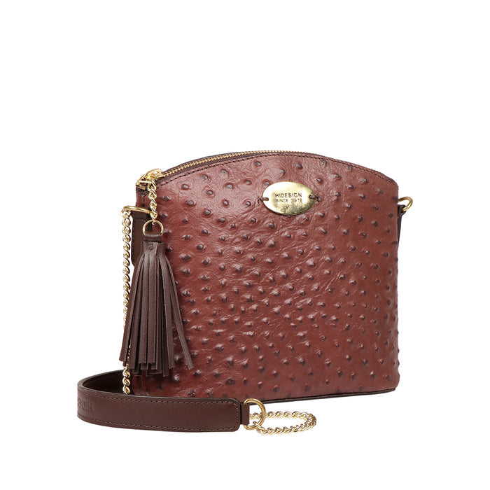 Ee Morocco 02 Marsala Leather Sling Bag