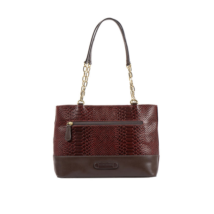 Ee Morocco 04 Red Leather Tote Bag