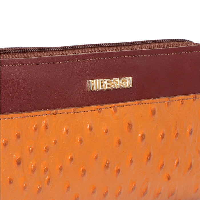 Ee Morocco W1-M Tan Leather Zip Around Wallet