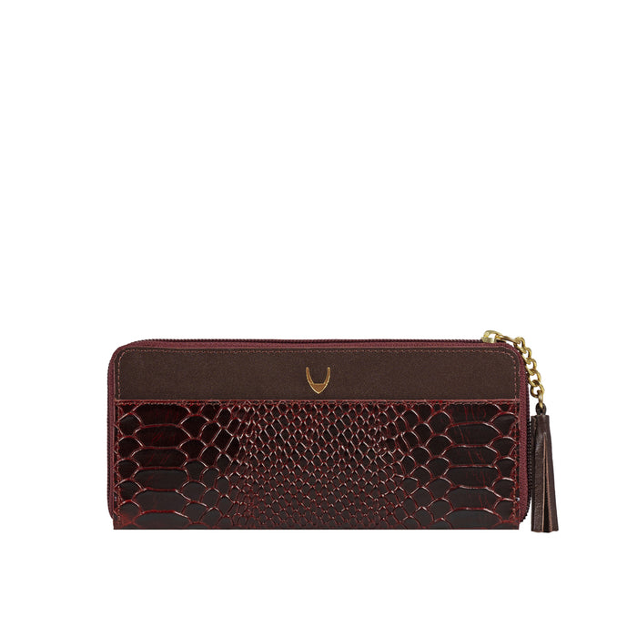 Ee Morocco W1  Marsala Leather Zip Around Wallet
