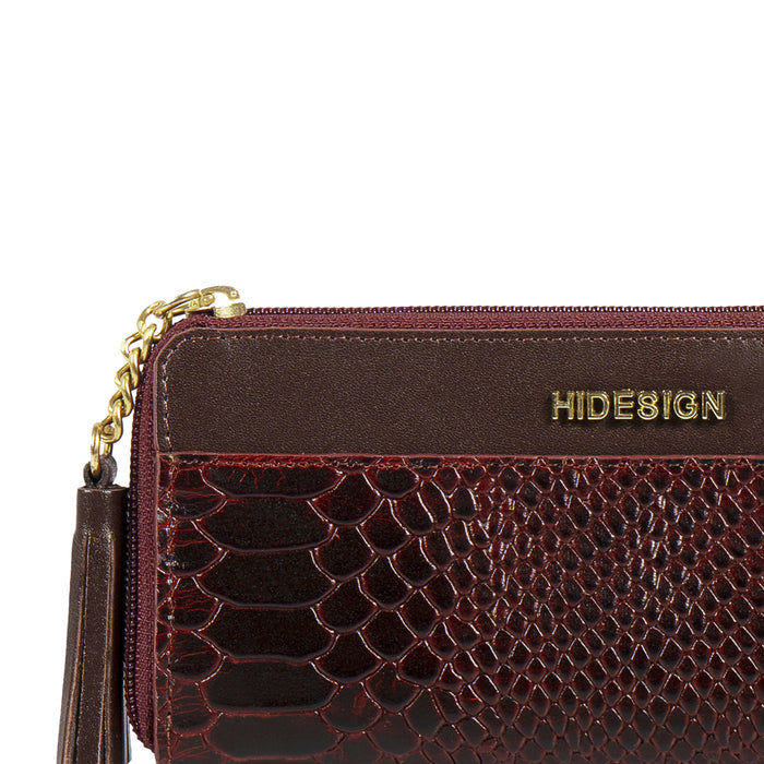 Ee Morocco W1  Marsala Leather Zip Around Wallet