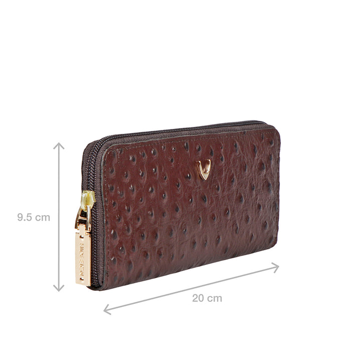 Ee Morocco W2-M Brown Leather Zip Around Wallet
