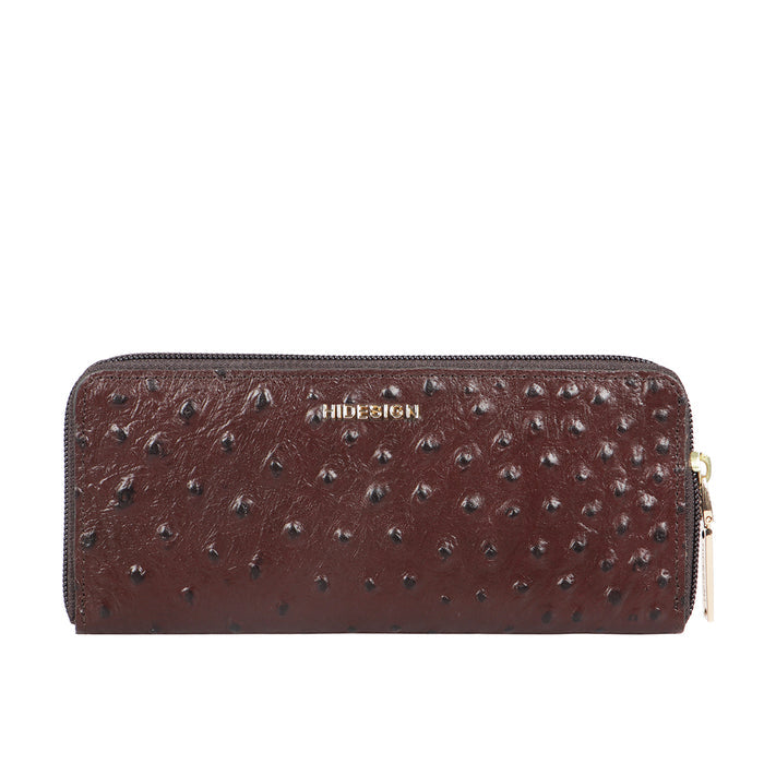 Ee Morocco W2-M Brown Leather Zip Around Wallet