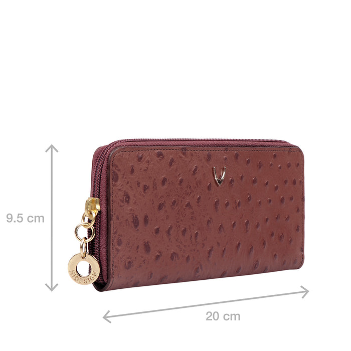 Ee Morocco W2  Marsala Leather Zip Around Wallet