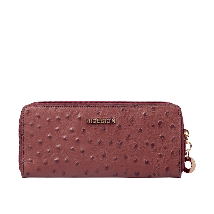 Ee Morocco W2  Marsala Leather Zip Around Wallet