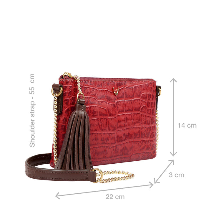 Ee Morocco W5 Marsala Leather Sling Wallet